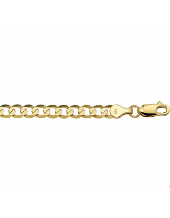 collier geslepen gourmette 4,8 mm 50 cm - 17768