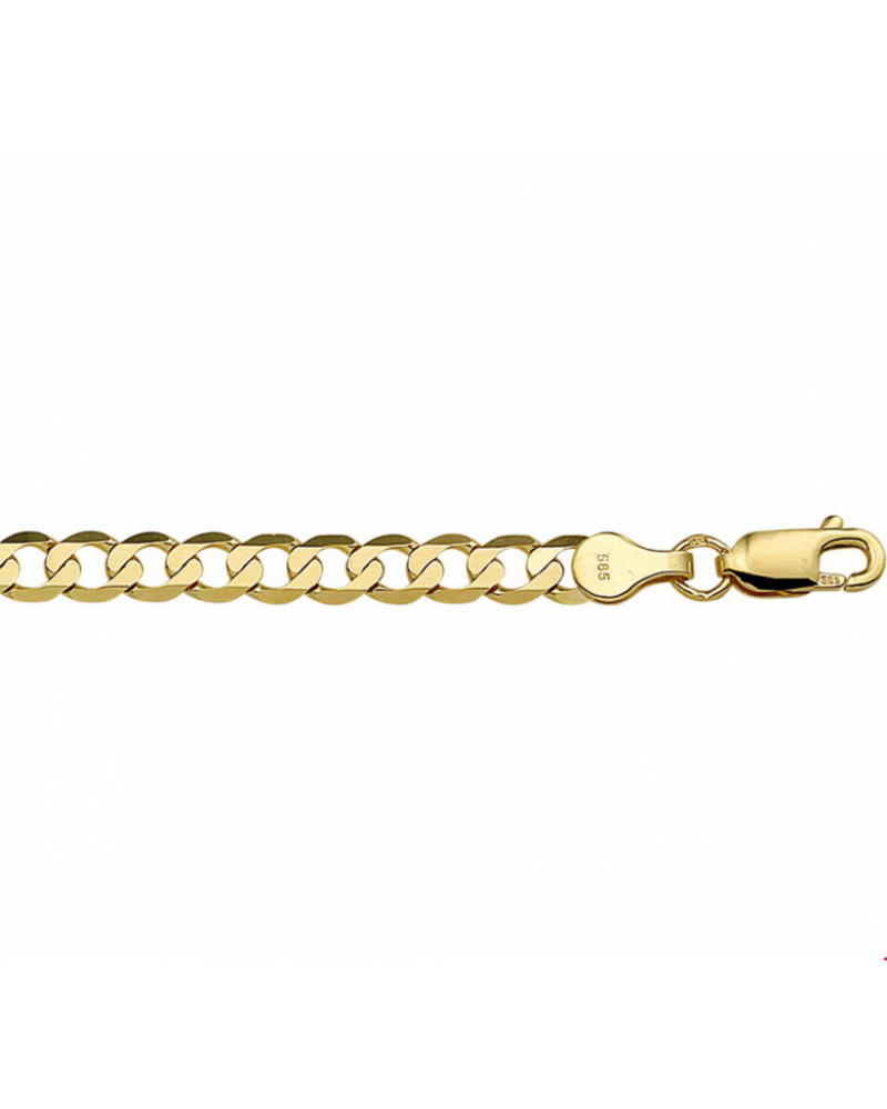 collier geslepen gourmette 4,8 mm 50 cm - 17768