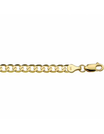 collier geslepen gourmette 4,8 mm 50 cm - 17768