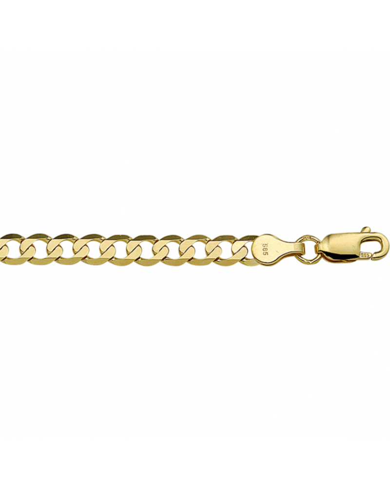 collier geslepen gourmette 4,8 mm 50 cm - 17768 collier geslepen gourmette 4,8 mm 50 cm - 17768