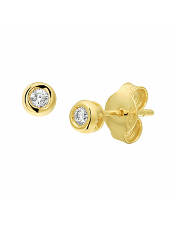 Oorknoppen diamant 0.06ct (2x0.03ct) H SI - 10400