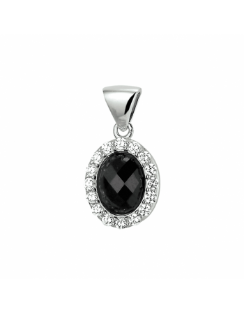 hanger onyx 1.23ct en zirkonia - 16084