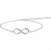 Zilveren Armband infinity zirkonia - 15563