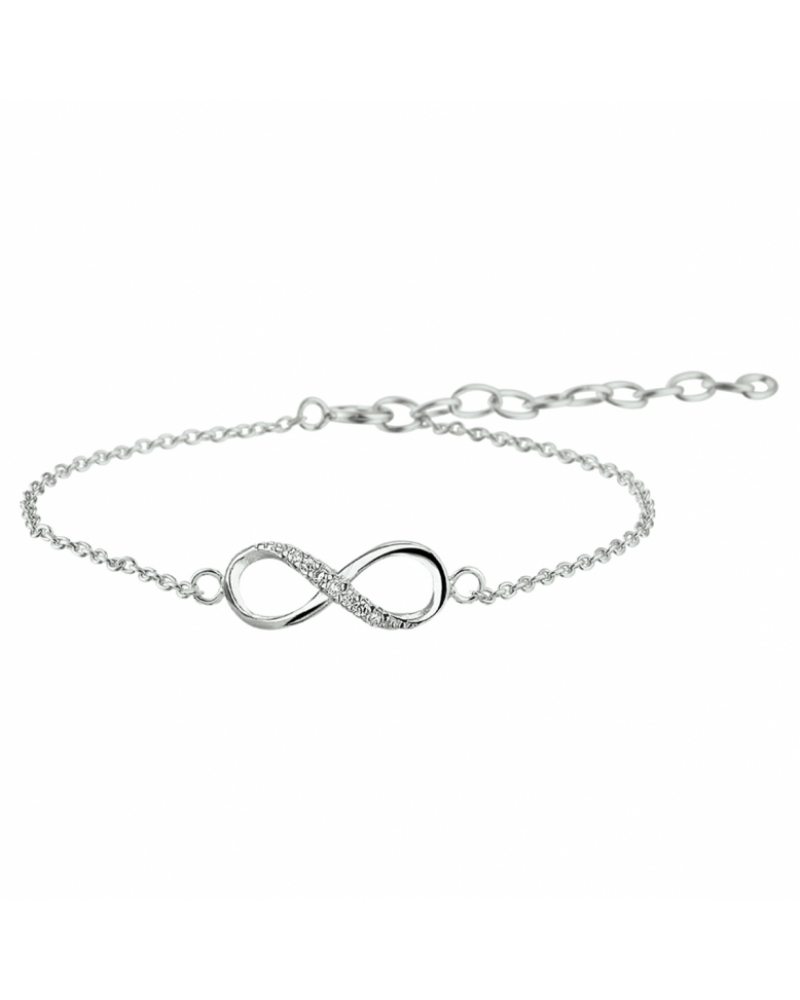 Zilveren Armband infinity zirkonia - 15563 Zilveren Armband infinity zirkonia - 15563