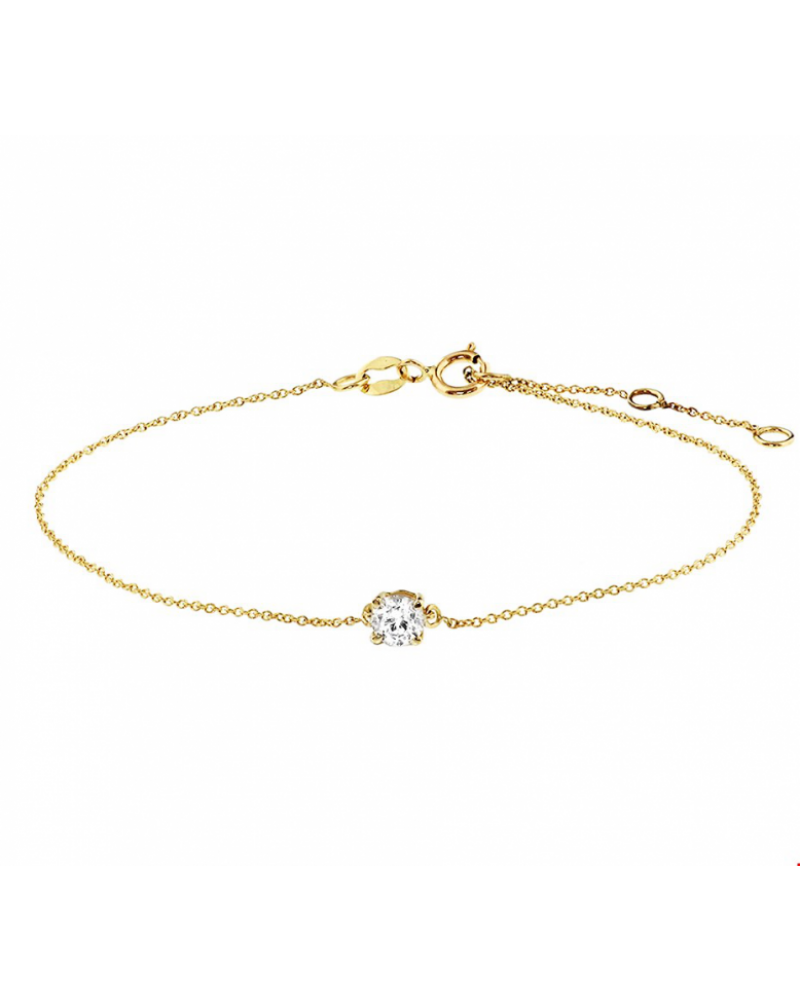 Armband zirkonia 0,8 mm 16,5 - 17,5 - 18,5 cm - 10364