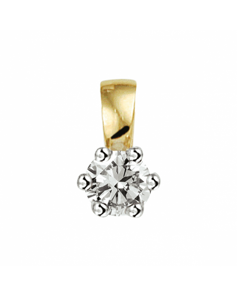 Solitair hanger diamant 0.10ct H SI - 10363 Solitair hanger diamant 0.10ct H SI - 10363
