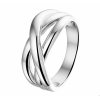 Zilveren fantasie ring - 16190