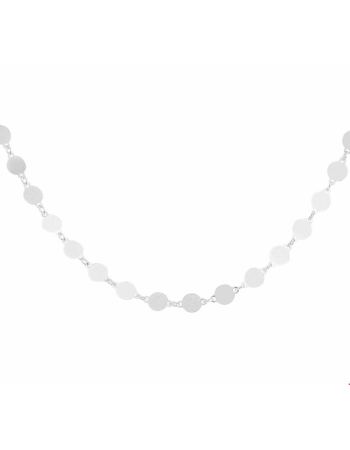 Collier rondjes 4,0 mm 40 + 4 cm - 13508