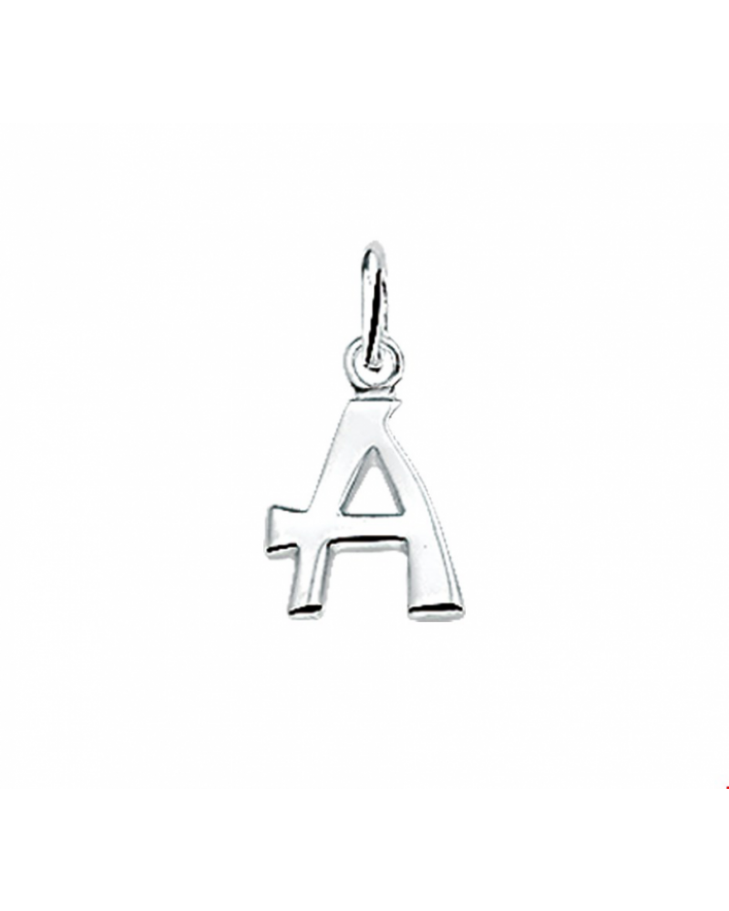 zilveren hanger letter A - 17684