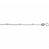 Zilveren Collier bolletjes 3,0 mm 42 + 3 cm - 14908