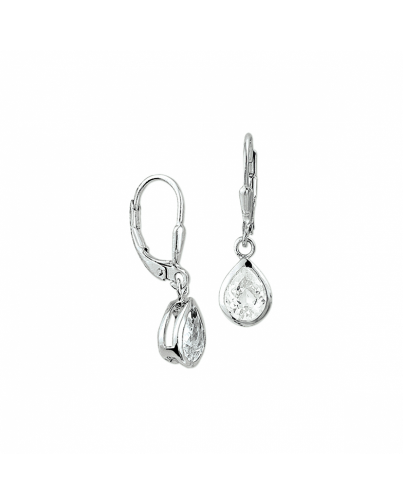 Oorhangers zirkonia brisur haak - 10228 Oorhangers zirkonia brisur haak - 10228