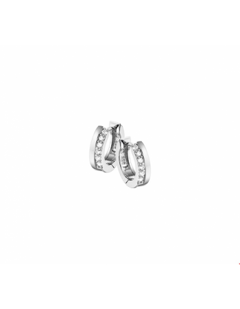 Klapoorringen zirkonia - 10131
