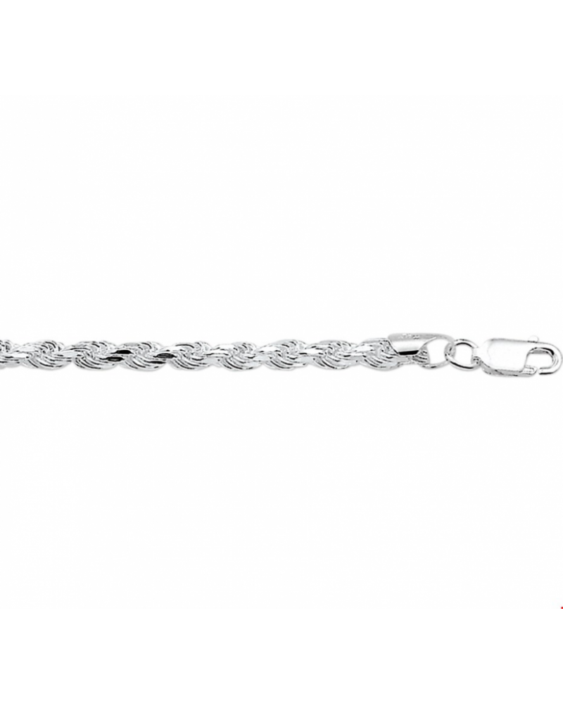 Armband koord gediamanteerd 3,2 mm 19 cm - 10022 Armband koord gediamanteerd 3,2 mm 19 cm - 10022