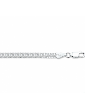 Armband gourmet dubbel 4,3 mm - 10027