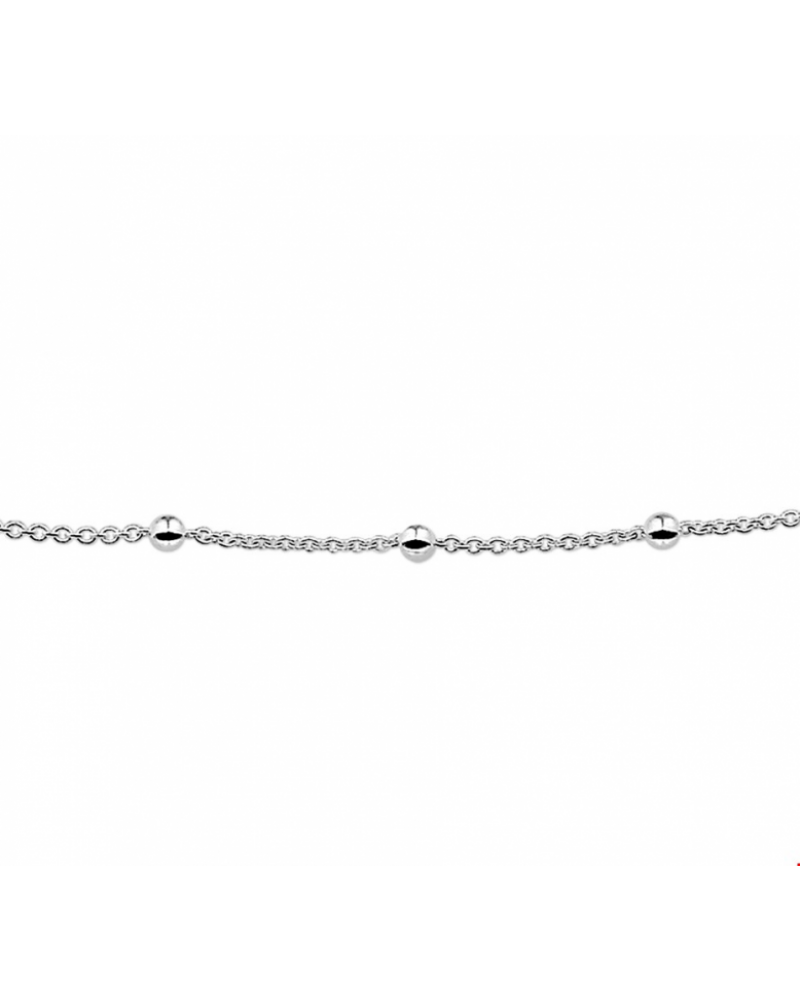 Armband jasseron en bolletjes 3,0 mm 18 cm - 10016