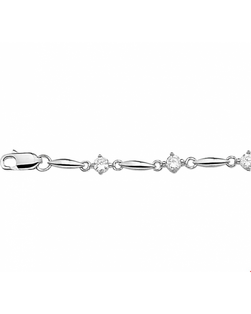 Armband zirkonia 5,0 mm 18,5 cm - 10038 Armband zirkonia 5,0 mm 18,5 cm - 10038