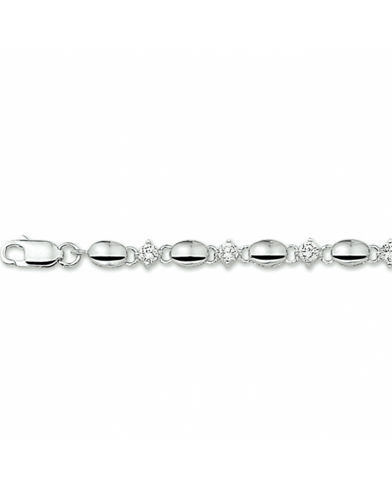 Armband zirkonia 4,5 mm 18 ,5 cm - 10035 Armband zirkonia 4,5 mm 18 ,5 cm - 10035
