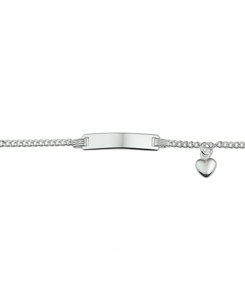 Graveerarmband hart 4,2 mm 11- 13 cm - 10007 Graveerarmband hart 4,2 mm 11- 13 cm - 10007