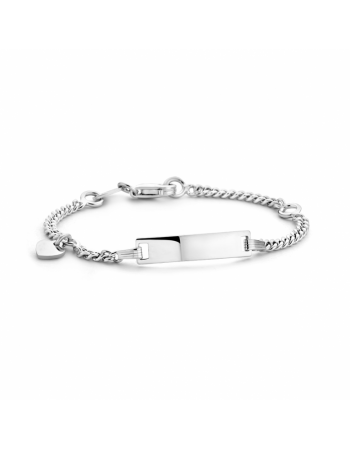 Graveerarmband hart 4,2 mm 11- 13 cm - 10007