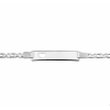 Graveerarmband hart plaat 6 mm 16-18 cm - 10013