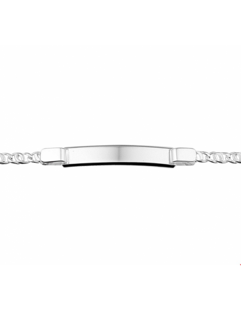 Graveerarmband plaat 6 mm 18 cm - 10011