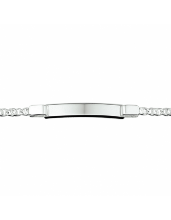 Graveerarmband plaat 6 mm 18 cm - 10011