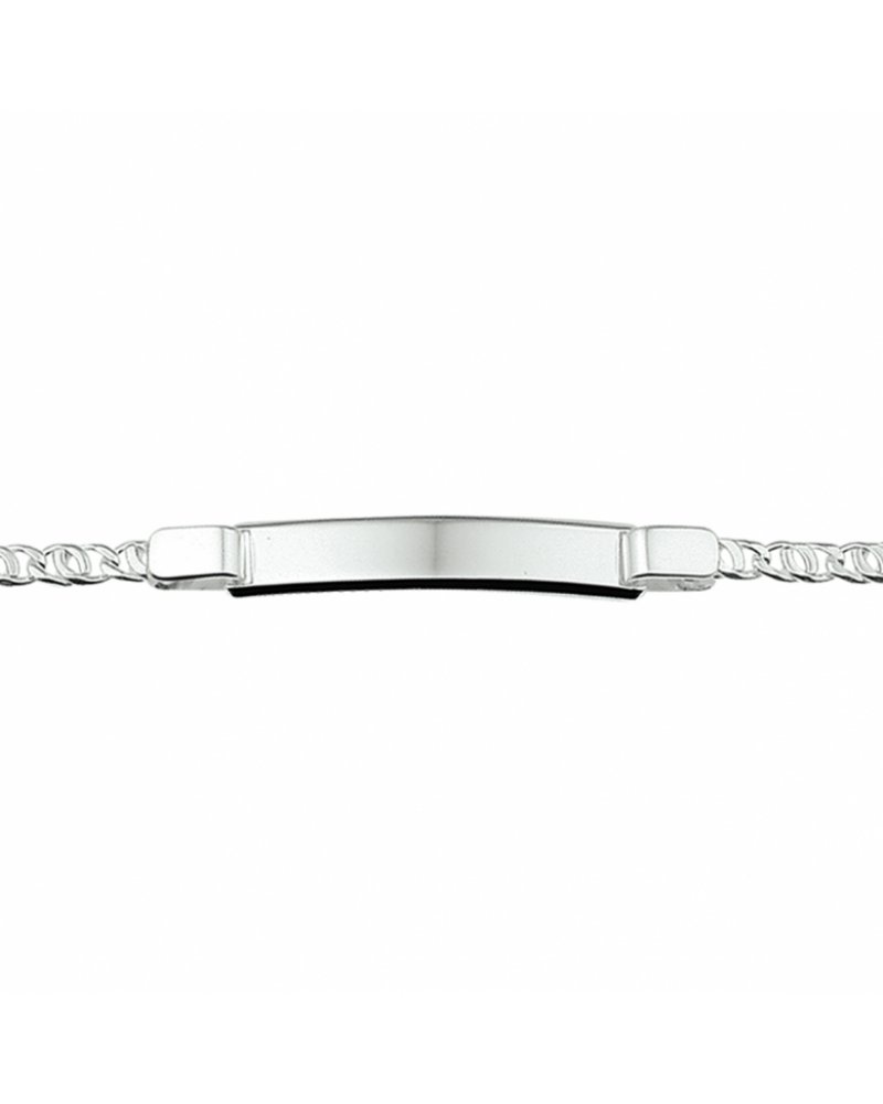 Graveerarmband plaat 6 mm 18 cm - 10011 Graveerarmband plaat 6 mm 18 cm - 10011