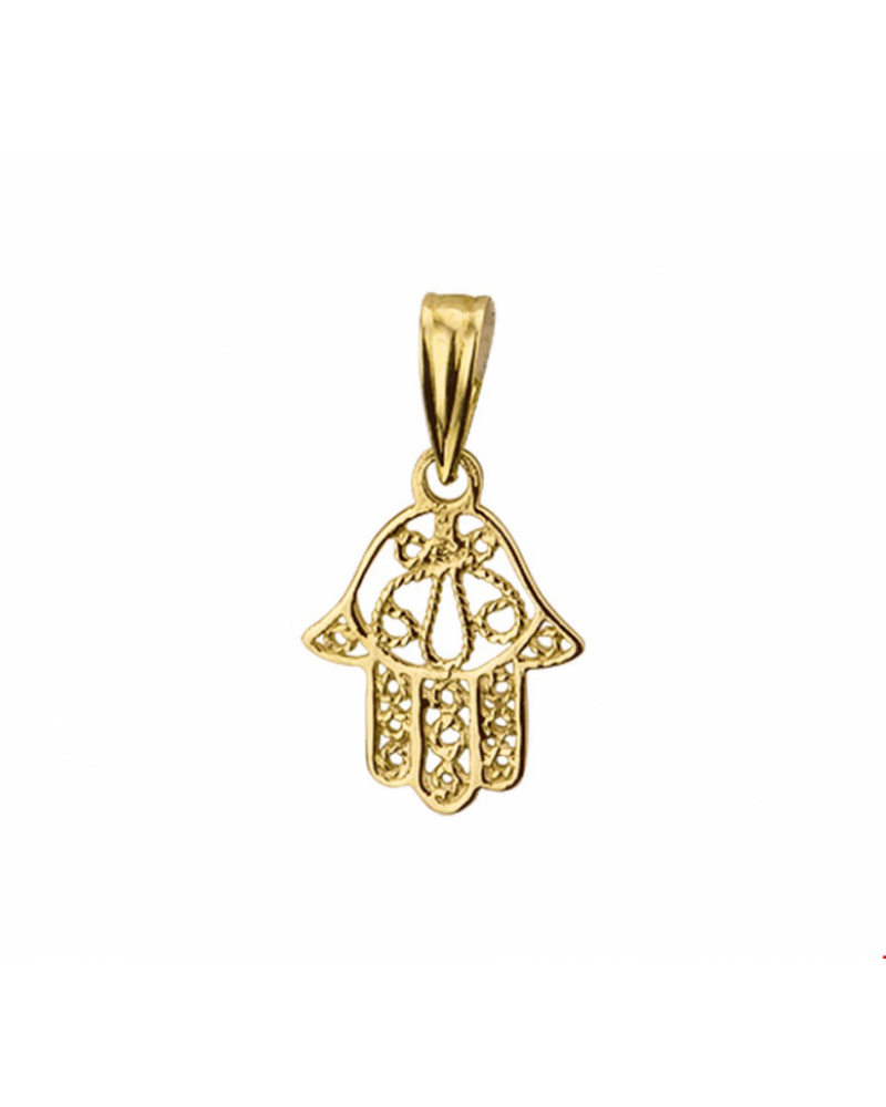 14 krt hanger fatima hand - 17151 14 krt hanger fatima hand - 17151