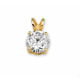 14 krt hanger zirkonia - 17183