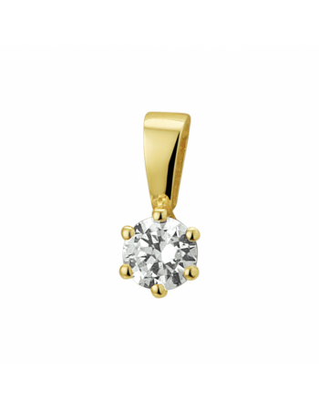 14 krt hanger zirkonia - 17179