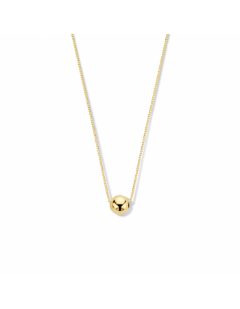 14 krt collier bol 0,5 mm 40 + 1,5 cm - 17071 14 krt collier bol 0,5 mm 40 + 1,5 cm - 17071