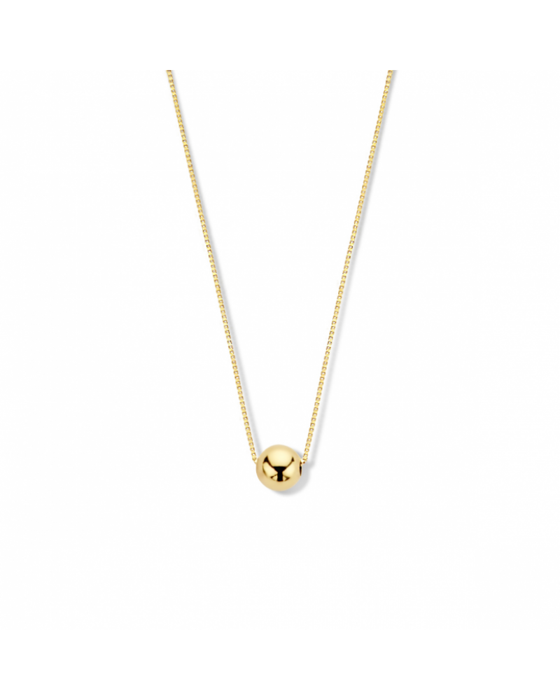 14 krt collier bol 0,5 mm 40 + 1,5 cm - 17071 14 krt collier bol 0,5 mm 40 + 1,5 cm - 17071