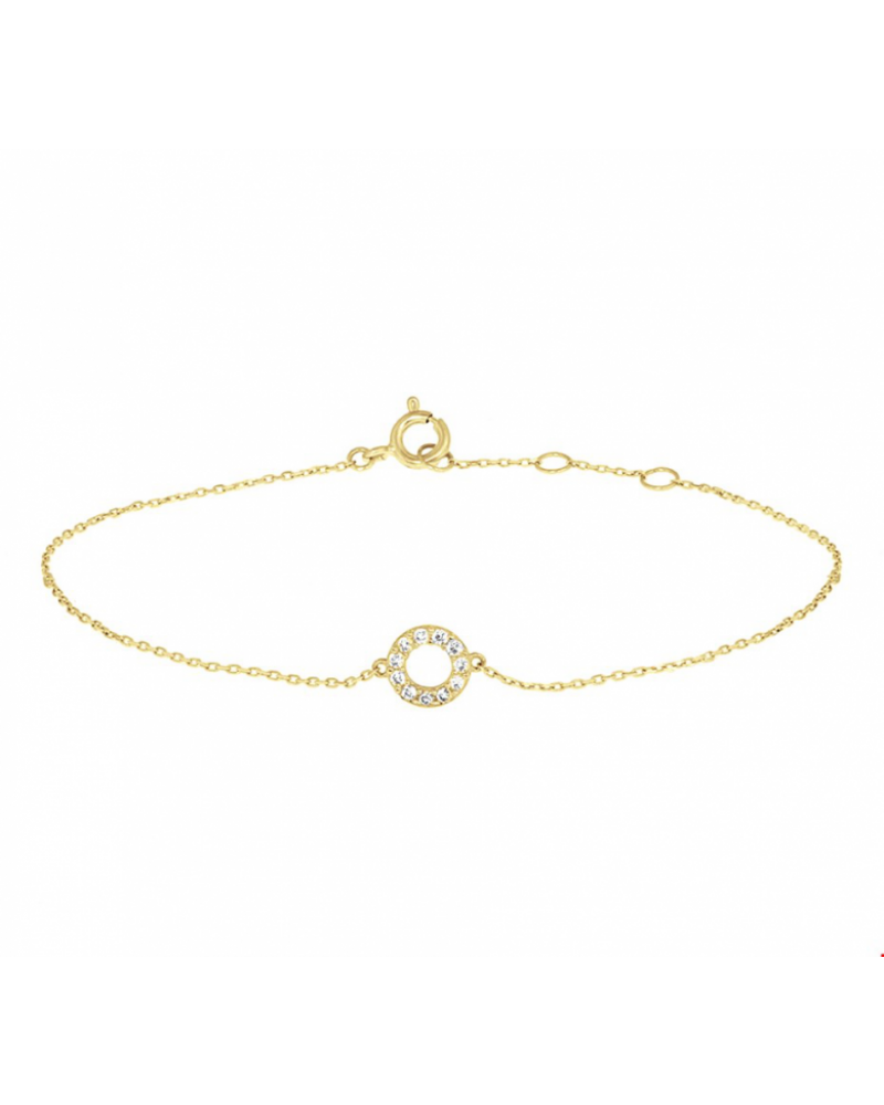 armband rondjes zirkonia 0,8 mm 16,5 - 18,5 cm - 17065 armband rondjes zirkonia 0,8 mm 16,5 - 18,5 cm - 17065