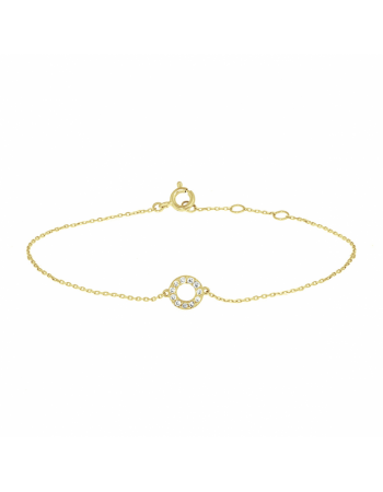 armband rondjes zirkonia 0,8 mm 16,5 - 18,5 cm - 17065 armband rondjes zirkonia 0,8 mm 16,5 - 18,5 cm - 17065