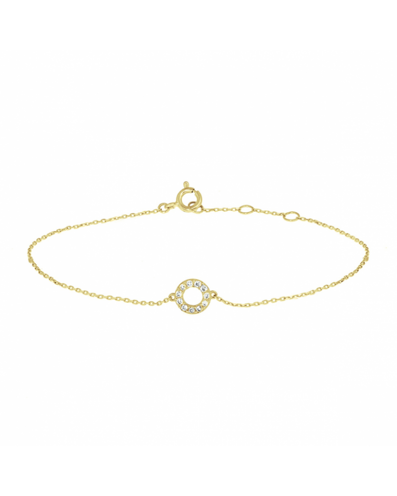armband rondjes zirkonia 0,8 mm 16,5 - 18,5 cm - 17065 armband rondjes zirkonia 0,8 mm 16,5 - 18,5 cm - 17065