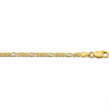 14 krt gouden armband figaro 2,7 mm - 17254
