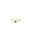 SWING JEWELS 14krt ring met groene Zirkonia - 15137