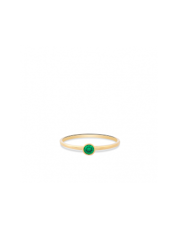 SWING JEWELS 14krt ring met groene Zirkonia - 15137