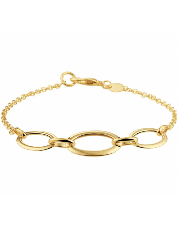 Armband ovaal 13 mm 18 cm - 10469