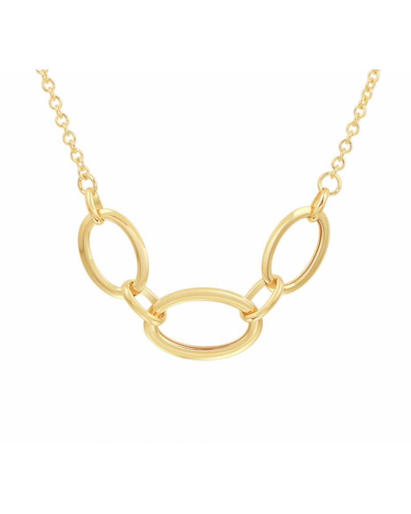 Collier ovaal 13 mm 42 cm - 10471 Collier ovaal 13 mm 42 cm - 10471