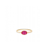 SWING JEWELS 14krt ring met Fuchsia Zirkonia - 15132