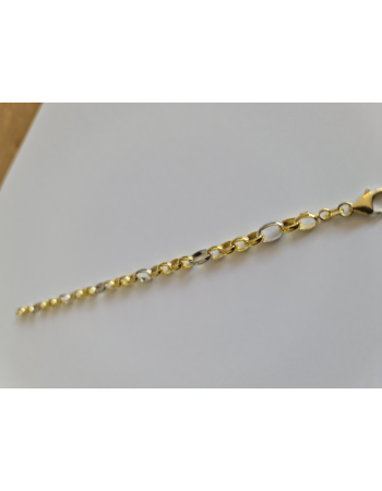 Fjory 6mm bicolor Fantasie Anker 19cm - 14906