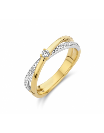 Ring diamant 0.13ct H SI - 14968