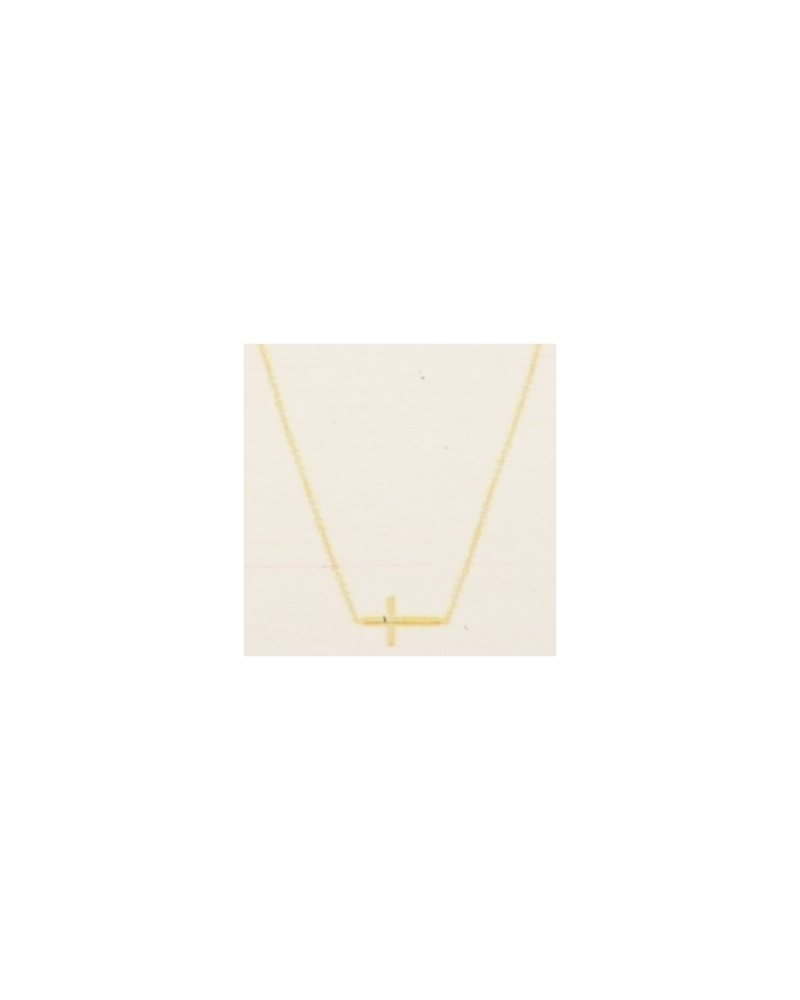 Collier kruisje 42 + 3 cm - 14718