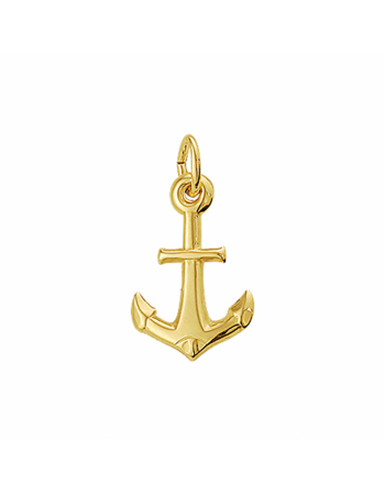 14 krt gouden hanger Anker - 17671