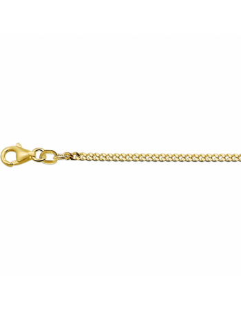 14krt gouden collier gourmette 2,1 mm 45cm - 16028 14krt gouden collier gourmette 2,1 mm 45cm - 16028