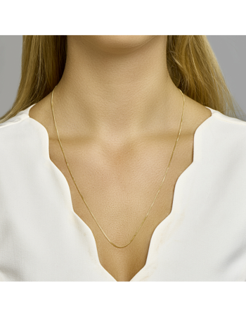 collier gourmette 4-zijdes geslepen 1,2 mm - 17531