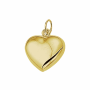 14 krt geelgouden hanger hart - 16119