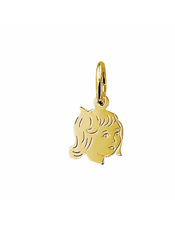 hanger meisje 12,5 x 9 mm - 15934