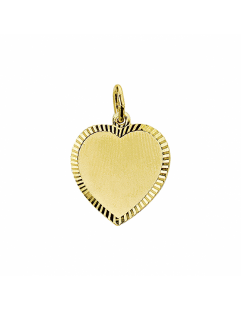 graveerhartje mat gediamanteerd - 18095